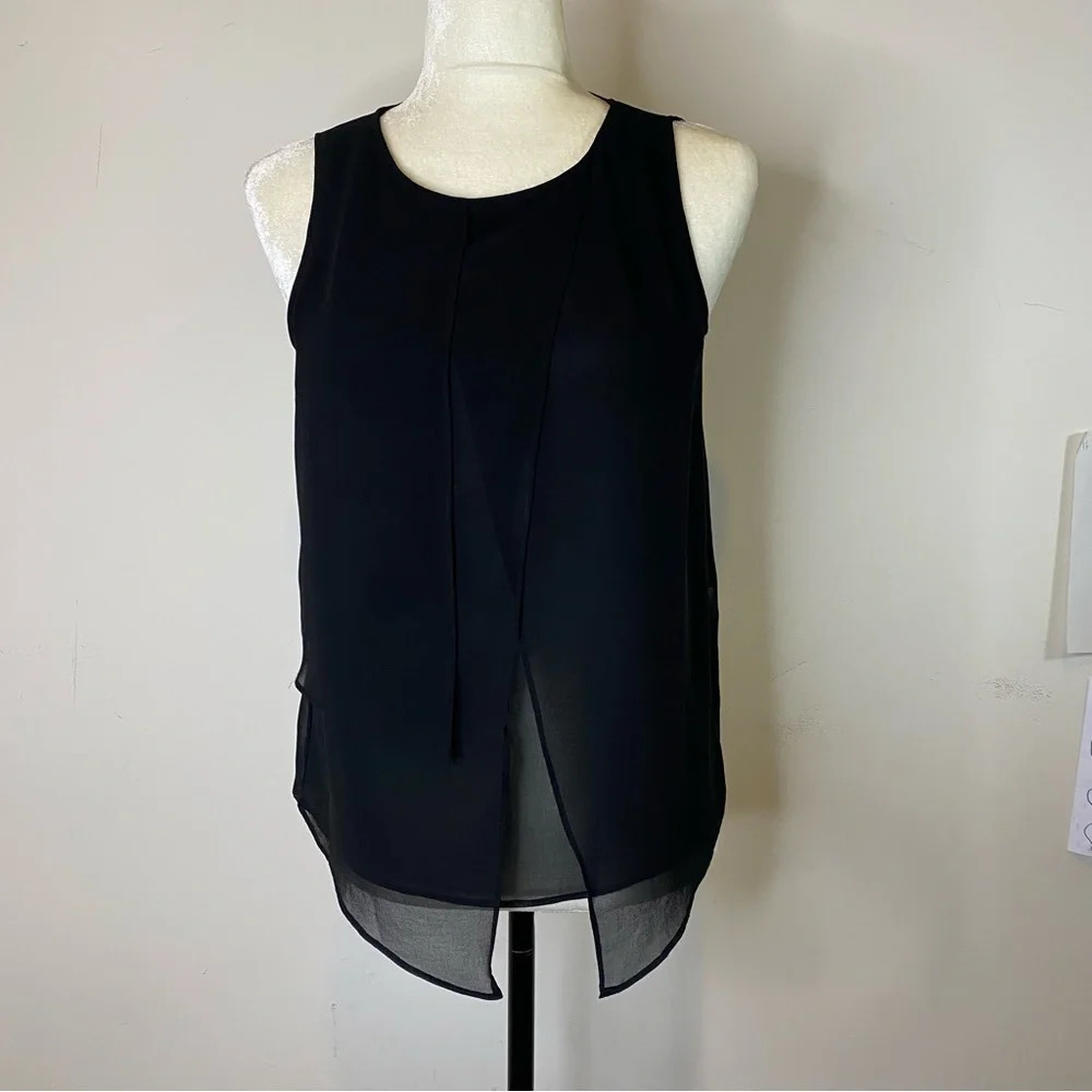 Zara Basic Semi-Sheer‎ Layered Tank